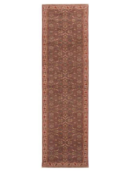 Pasha Antique Loom  Purple Ivory Traditional