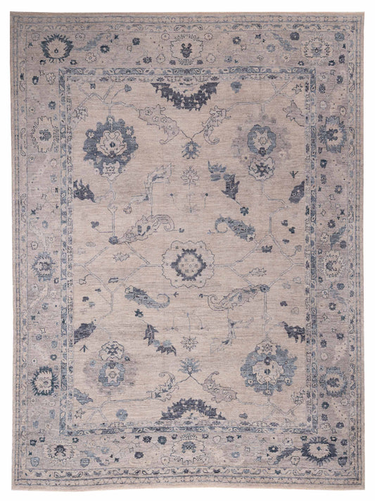 Anadol Angora Oushak  Silver Gray Traditional