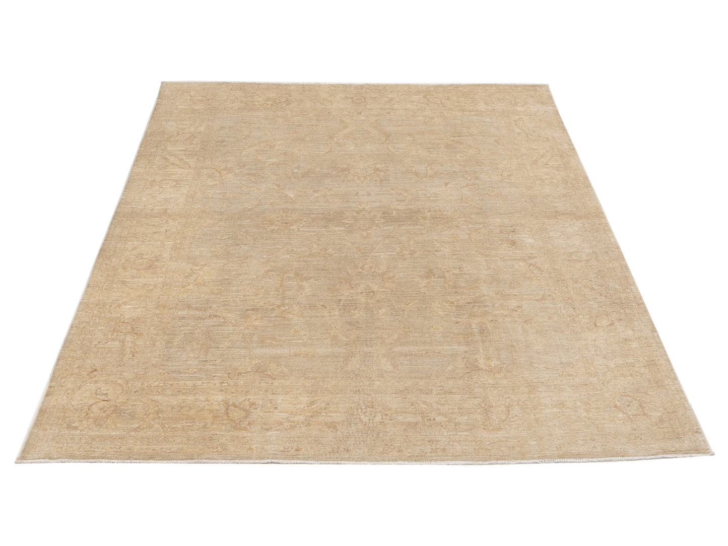 Sultan 153704 Silver Ivory 8.2x9.9 Hand Knotted Rug