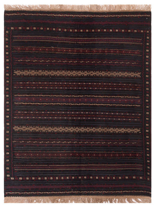 Nomad Afghan Soumak  Black  Tribal