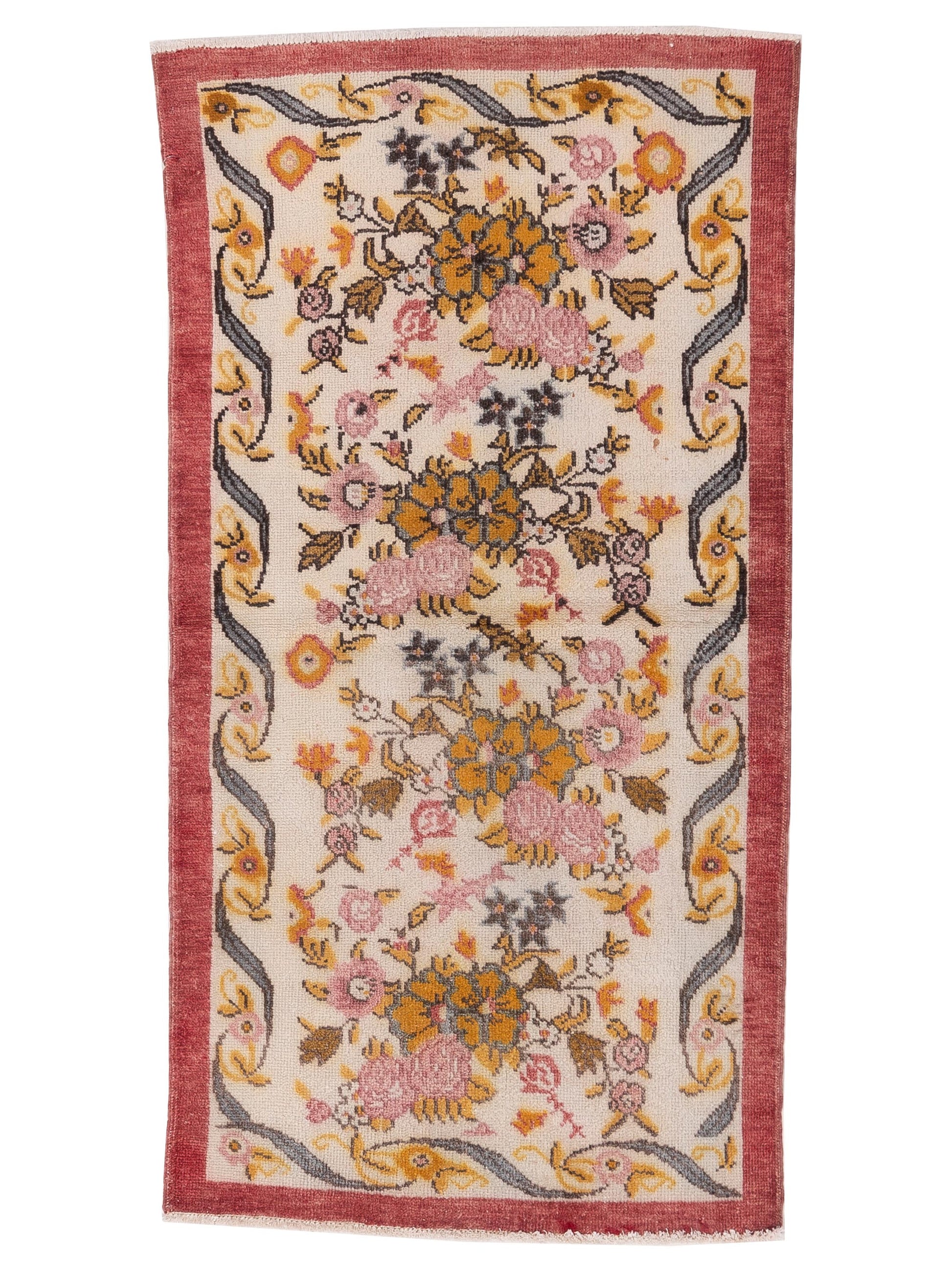 Pasha Old Anatolian  Ivory Rust Transitional
