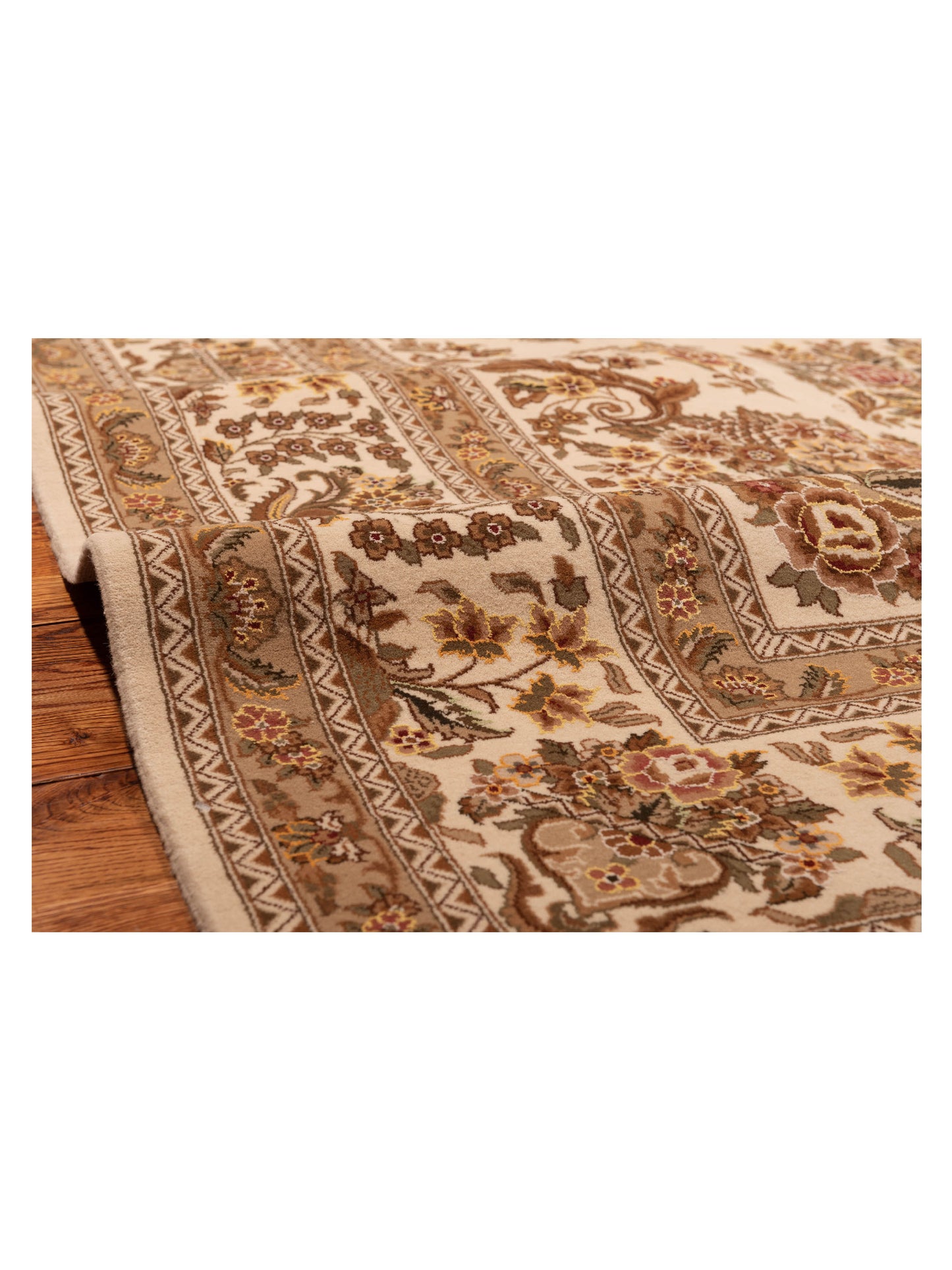 Magnolia 121080 Ivory Ivory 9x12 Hand Knotted Rug