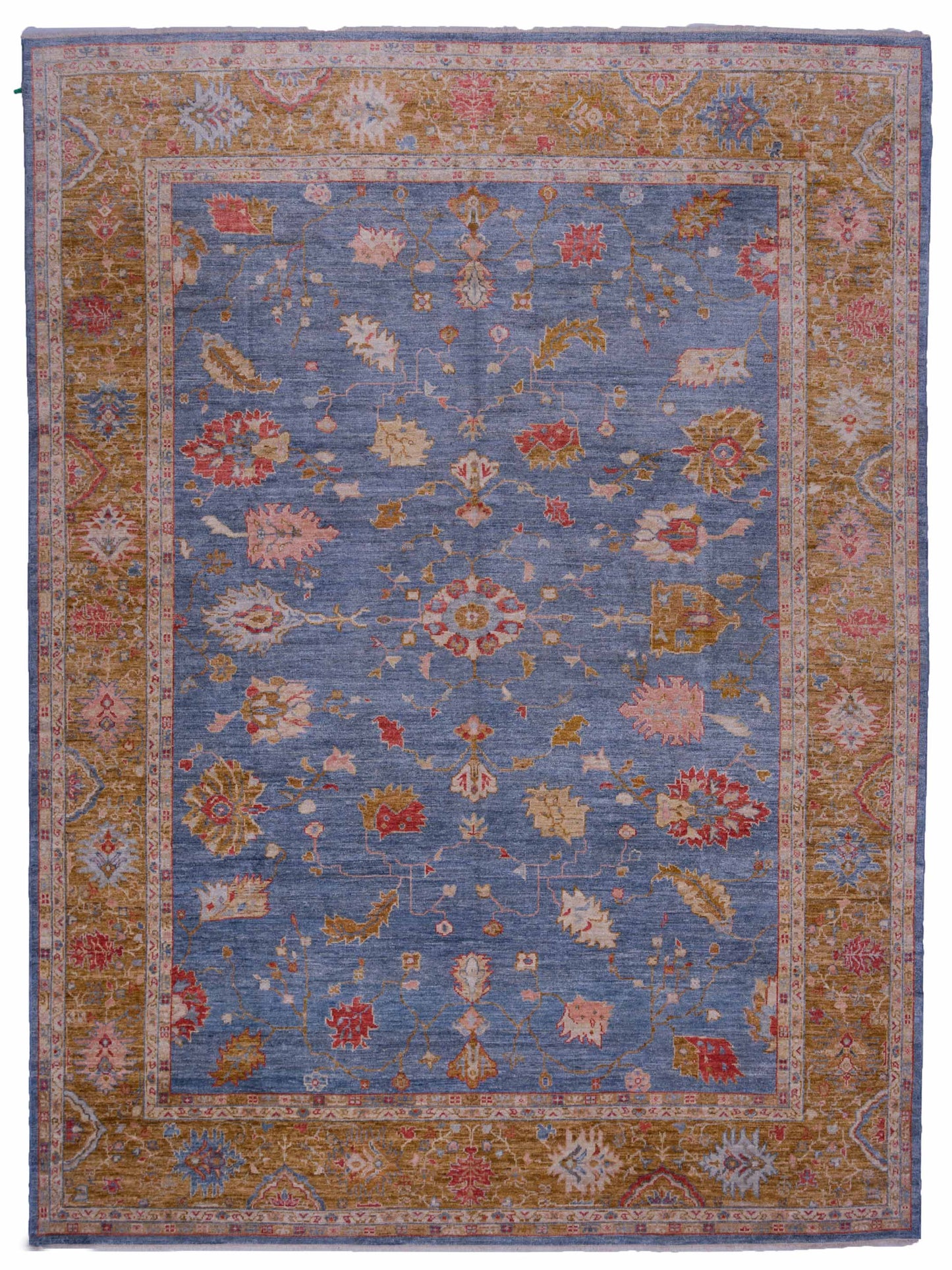 Anadol Angora Oushak  Blue Gold Traditional