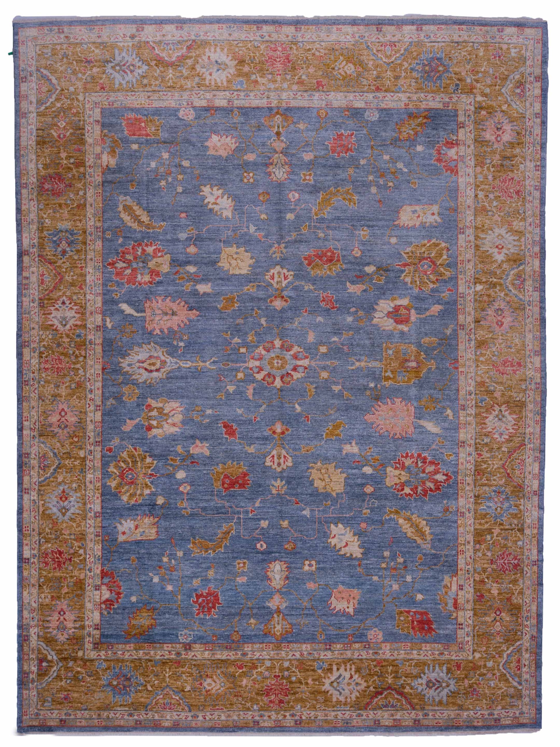 Anadol Angora Oushak  Blue Gold Traditional