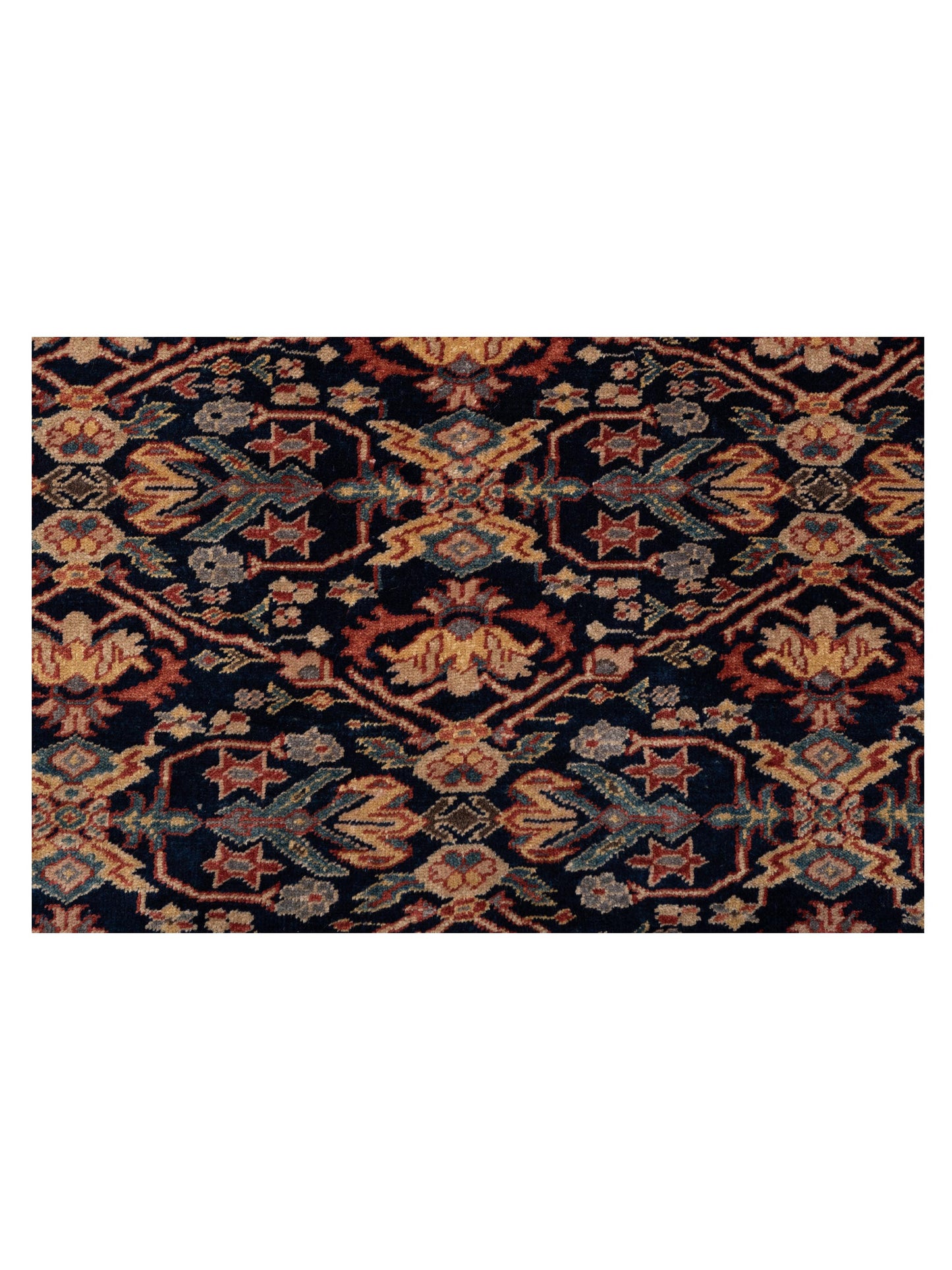 Antique Loom 110920 Navy Rust 9.3x12.1 Hand Knotted Rug