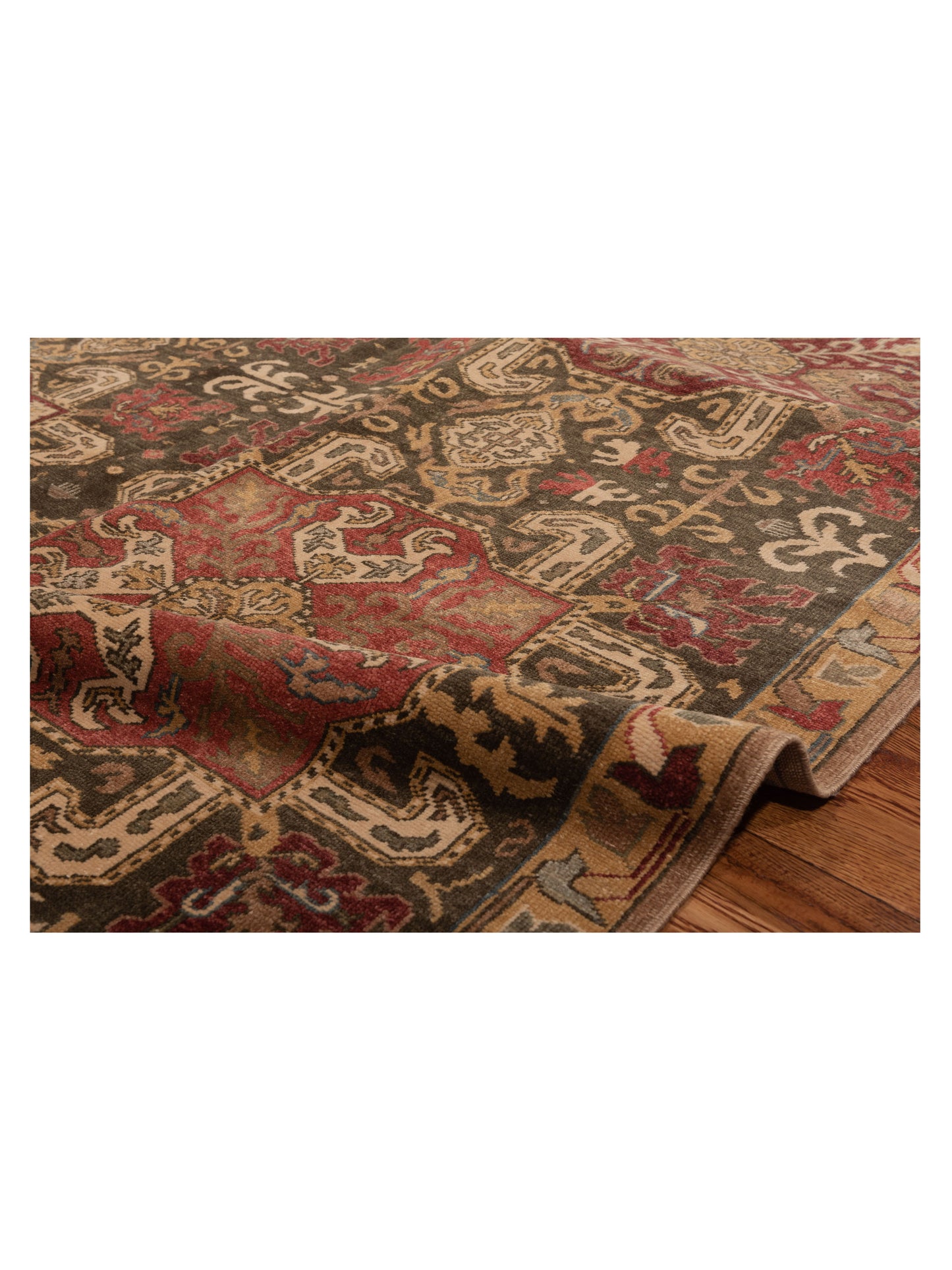 Antique Loom 107974 Multi Multi 6.2x8.10 Hand Knotted Rug