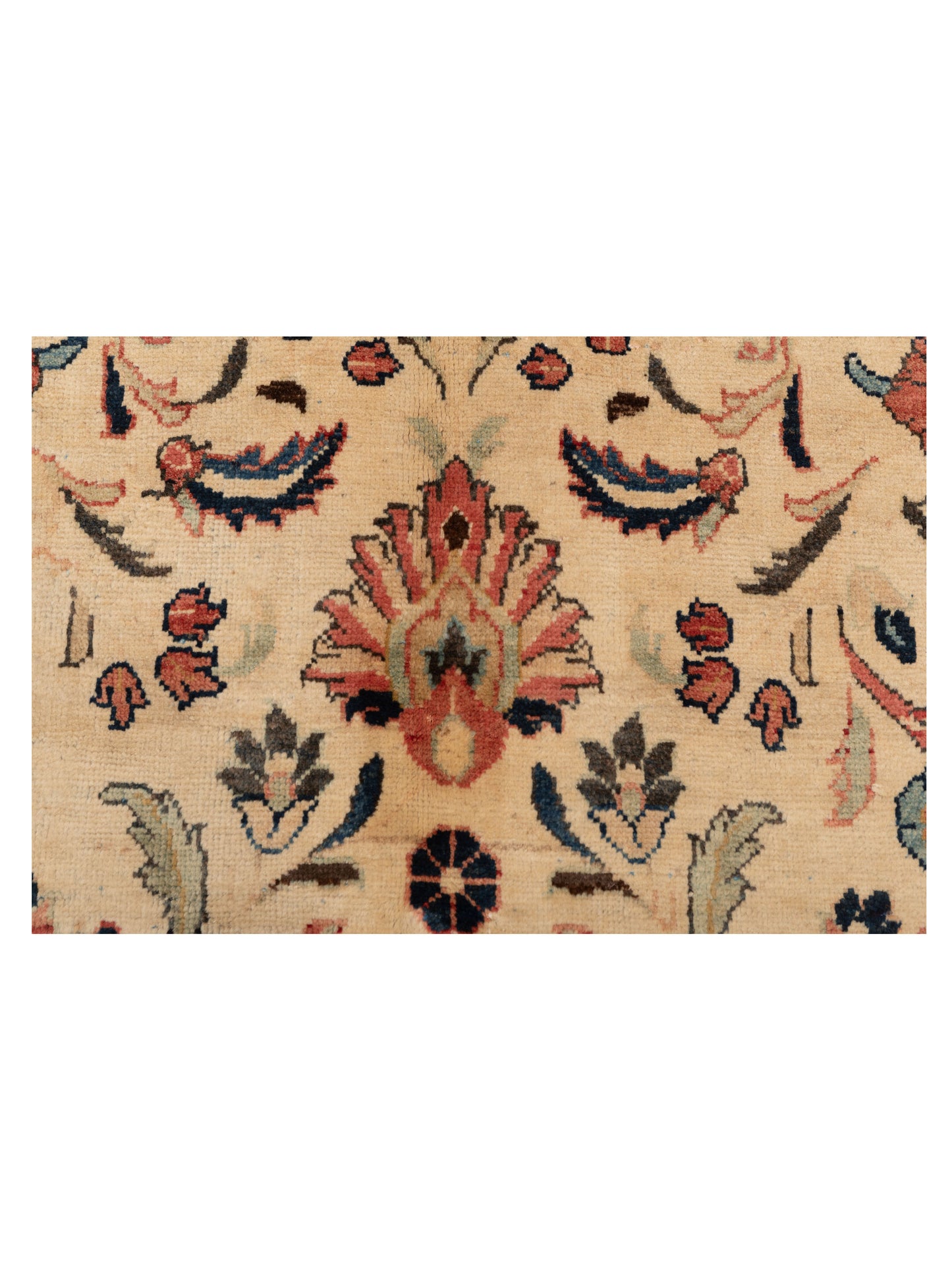 Persian 85773 Ivory Rust 6.10x10.9 Hand Knotted Rug