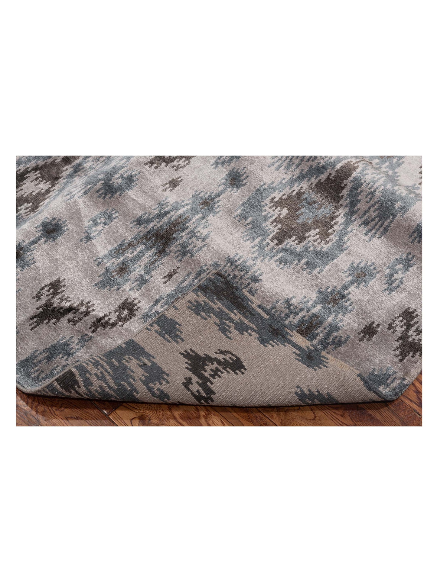 Tibetino 119203 Silver Green 6x7.11 Hand Knotted Rug