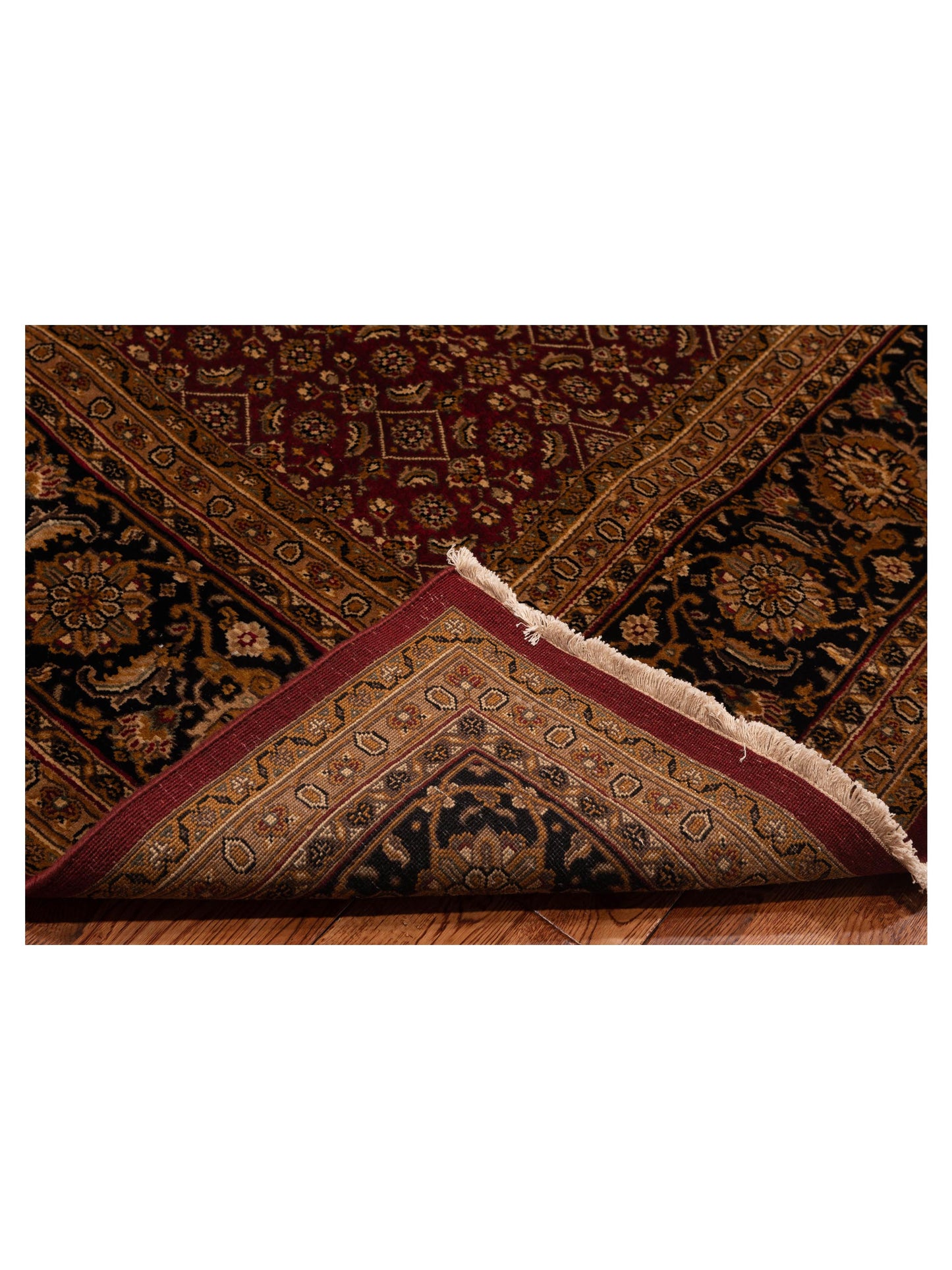 Jahan 82160 Red Black 9.2x12 Hand Knotted Rug