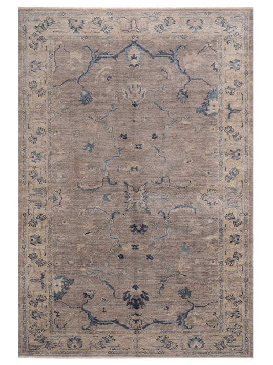 Anadol Angora Oushak  Gray Silver Traditional