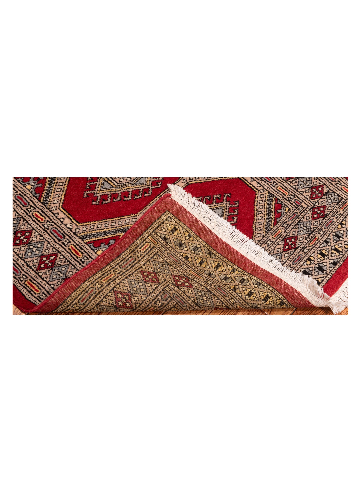 Bokhara 146611 Red Silver 2.7x4.3 Hand Knotted Rug