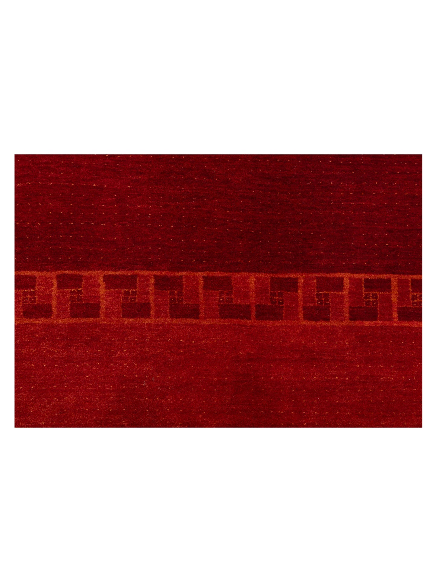 Tibetino 108465 Red 7.9x9.8 Hand Knotted Rug