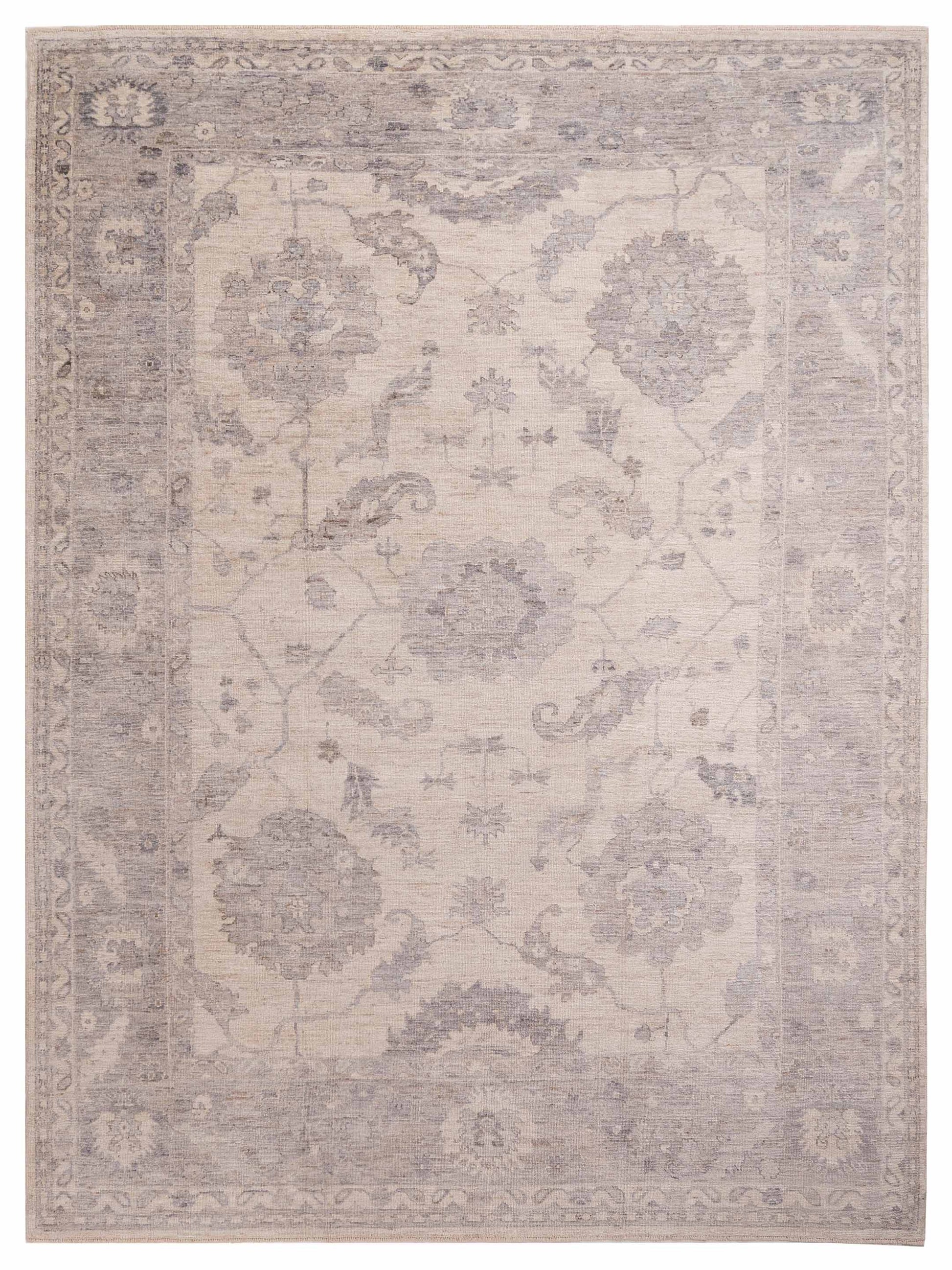 Anadol Angora Oushak  Ivory Gray Traditional