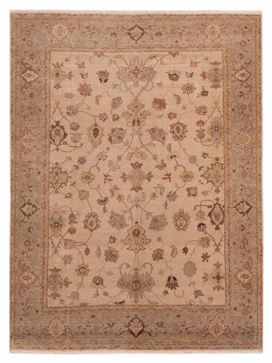 Pasha Turkish Elvan  Beige Silver Traditional