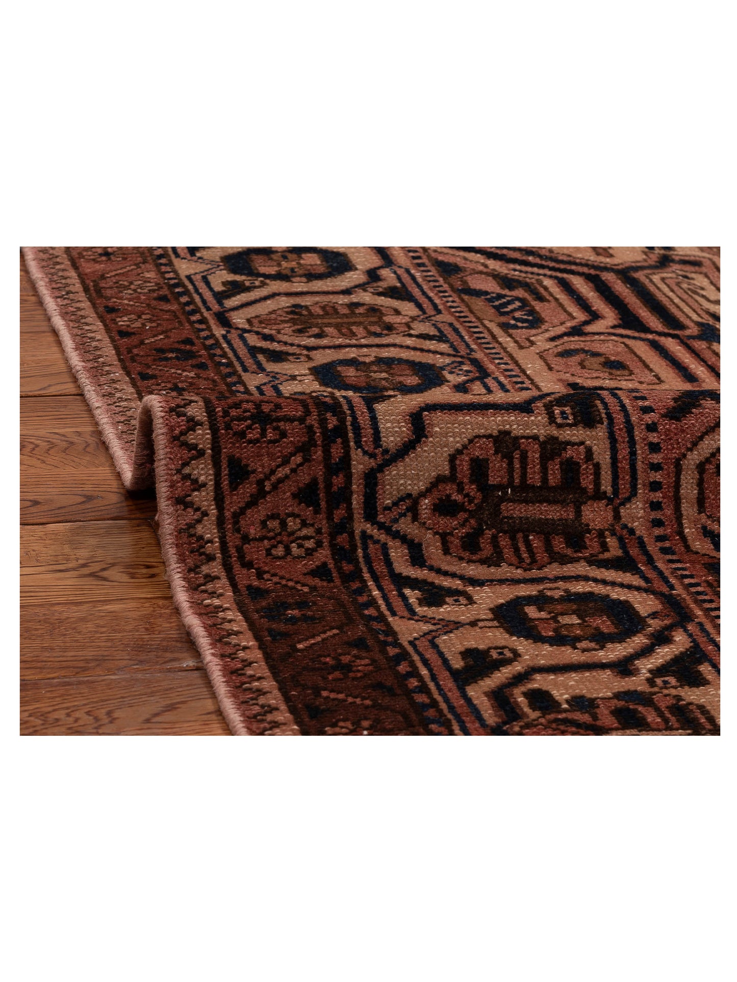 Persian 147706 Rust Ivory 5.5x9.11 Hand Knotted Rug