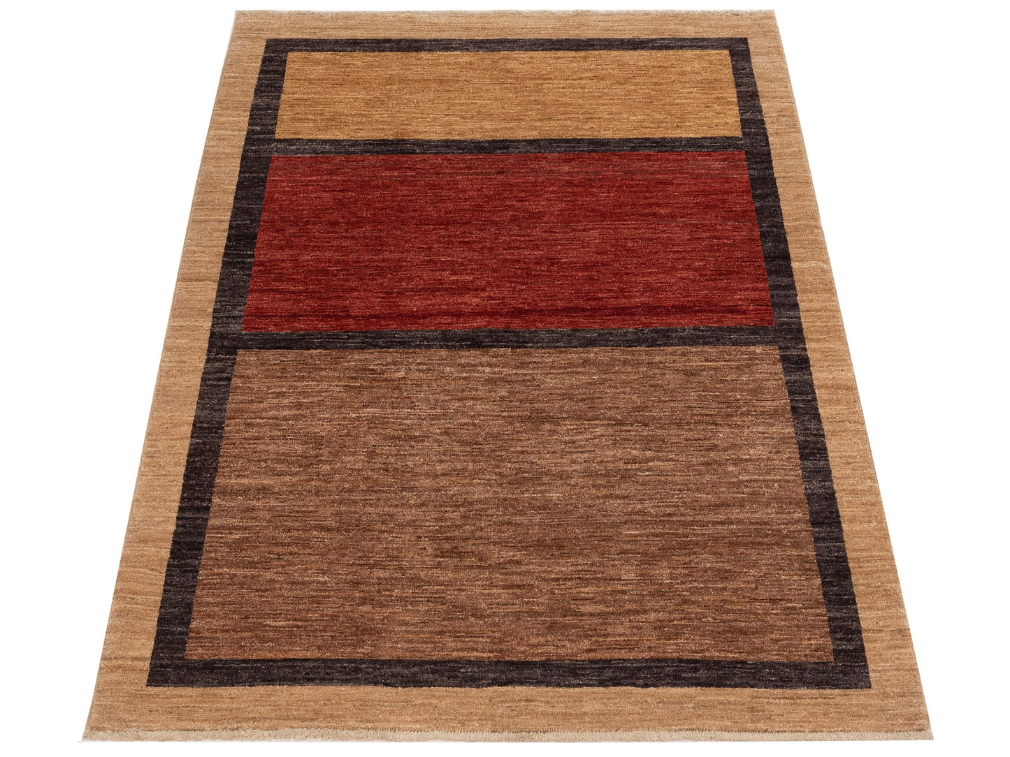 Bahar 95801 Red Brown 4.1x5.10 Hand Knotted Rug