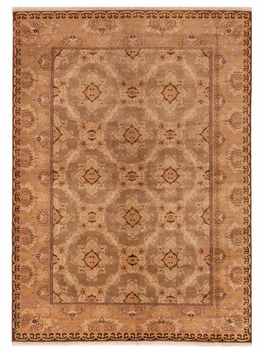 Pasha Antique Loom  Olive Brown Traditional