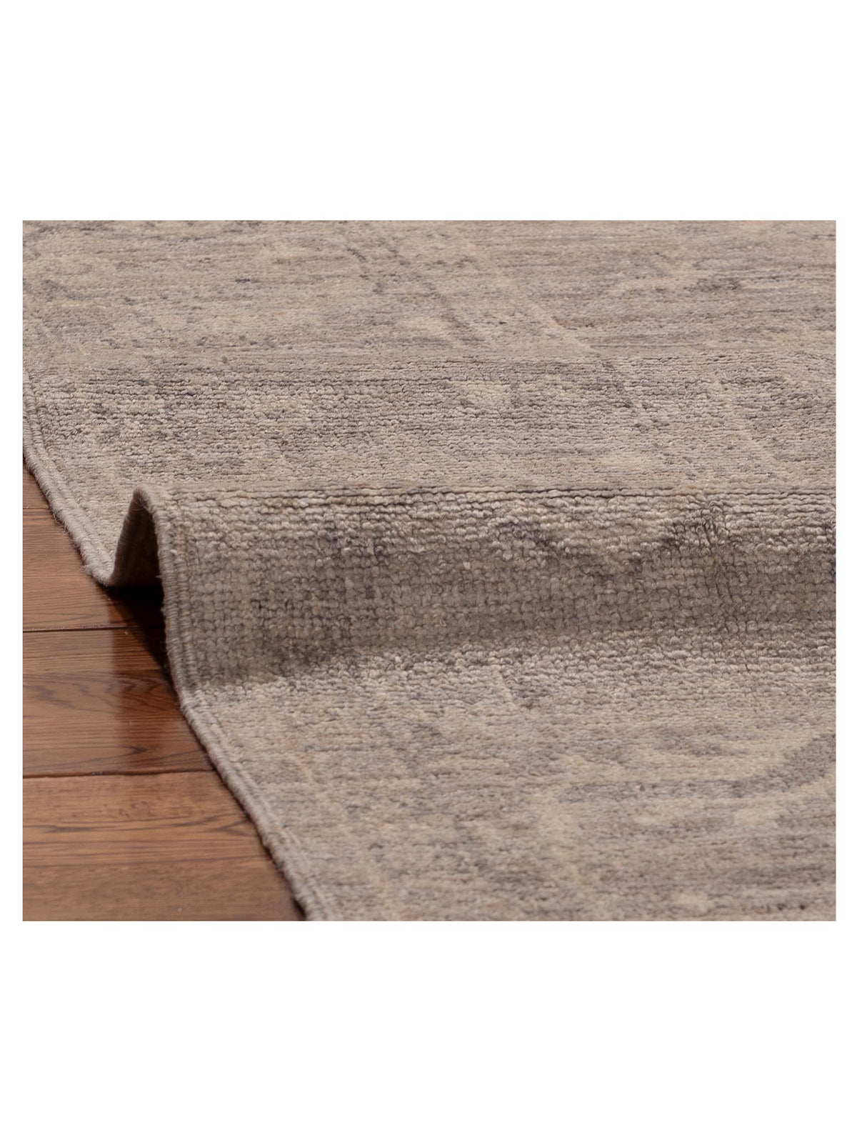 Angora Oushak 156100 Gray Gray 8x9.7 Hand Knotted Rug