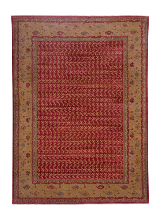 Pasha Antique Loom  Rust Gold Transitional