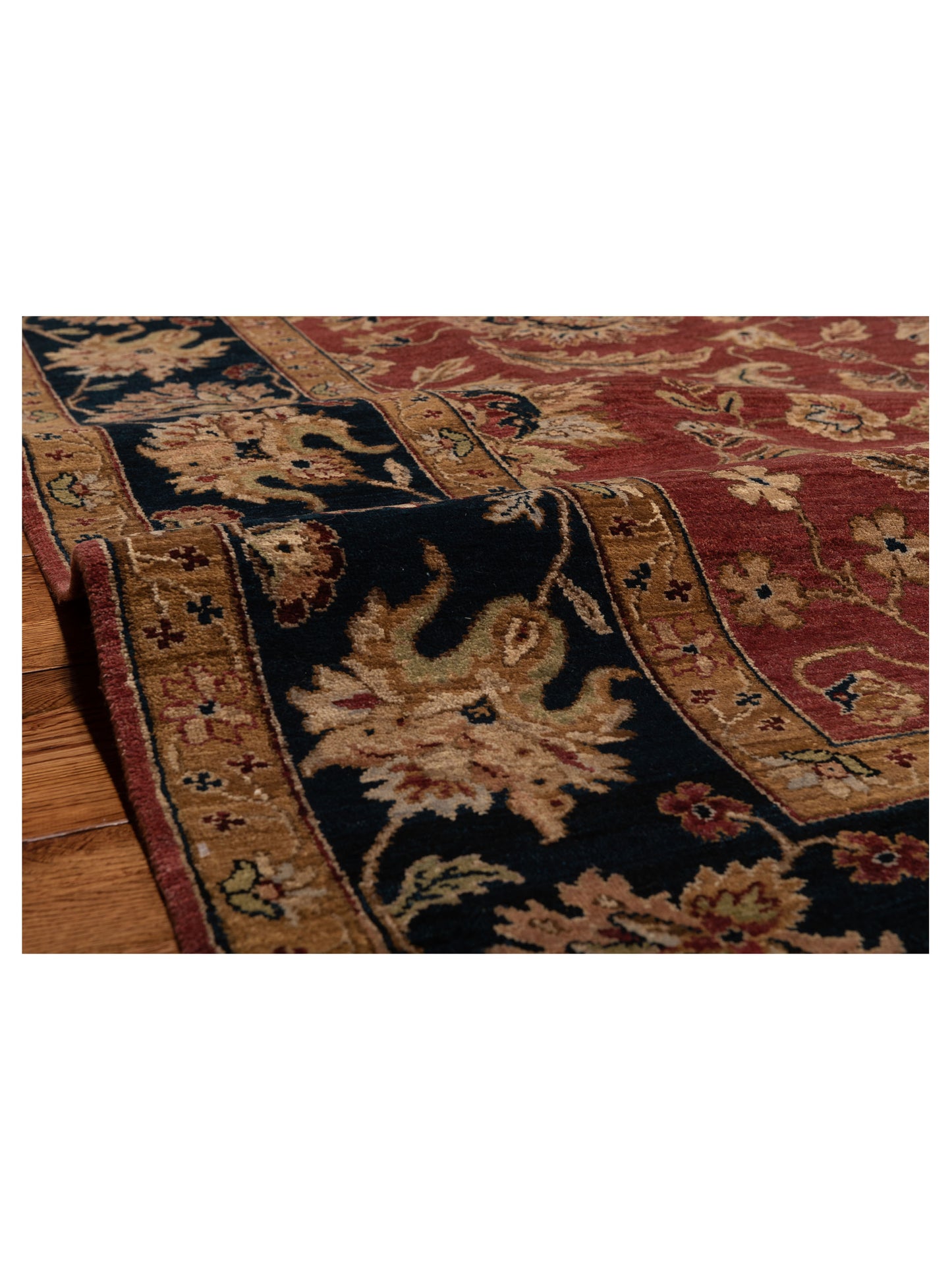 Crown 146924 Red Navy 8x10 Hand Knotted Rug