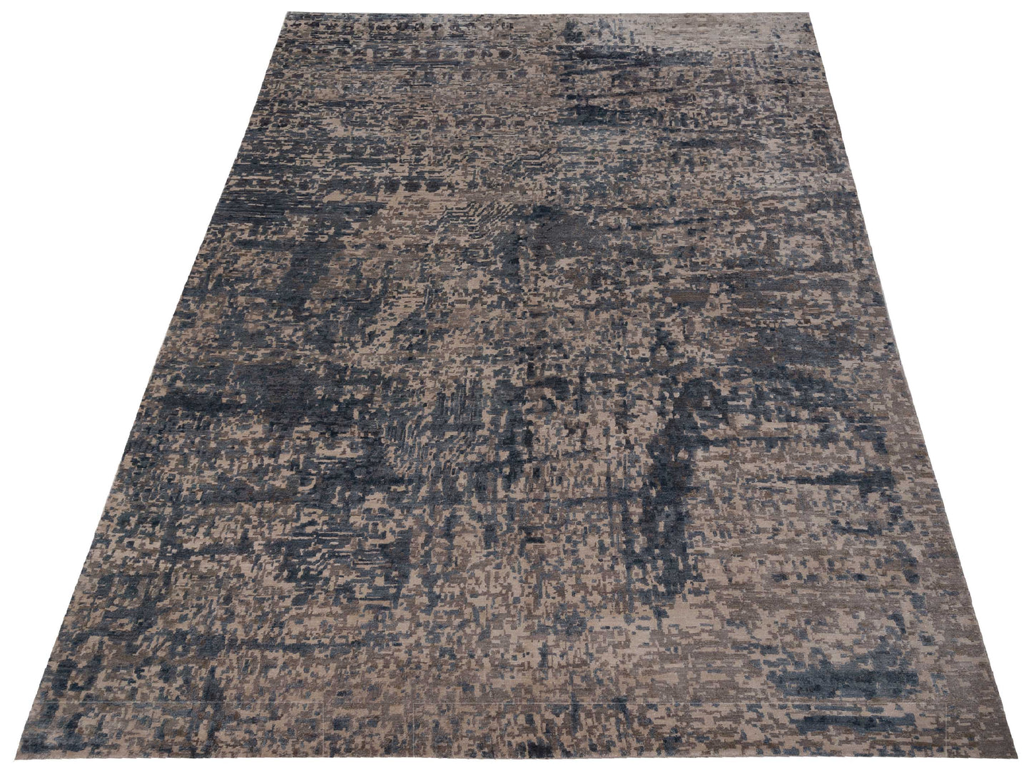 Tibetino 129526 Silver 9.10x13.6 Hand Knotted Rug