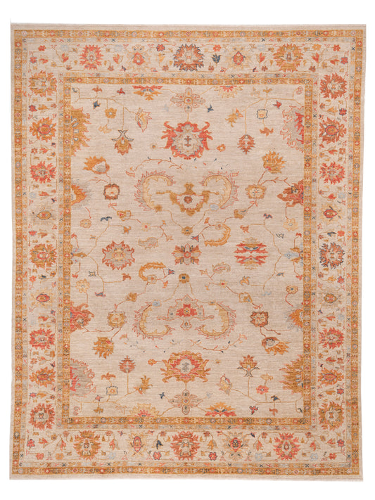 Anadol Angora Oushak  Ivory Ivory Traditional