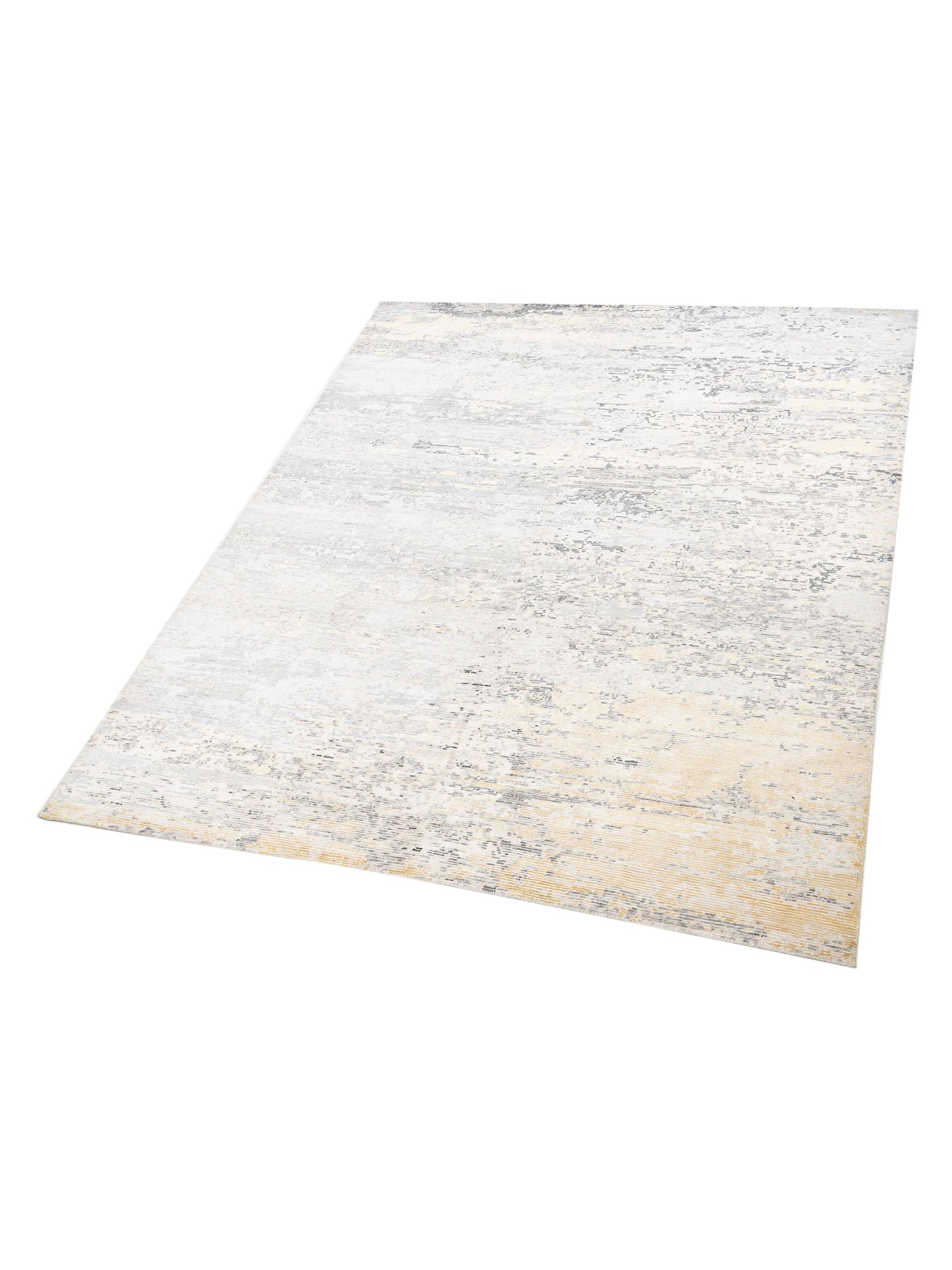 Tibetino 130087 Silver Gold 8.2x10.1 Hand Knotted Rug