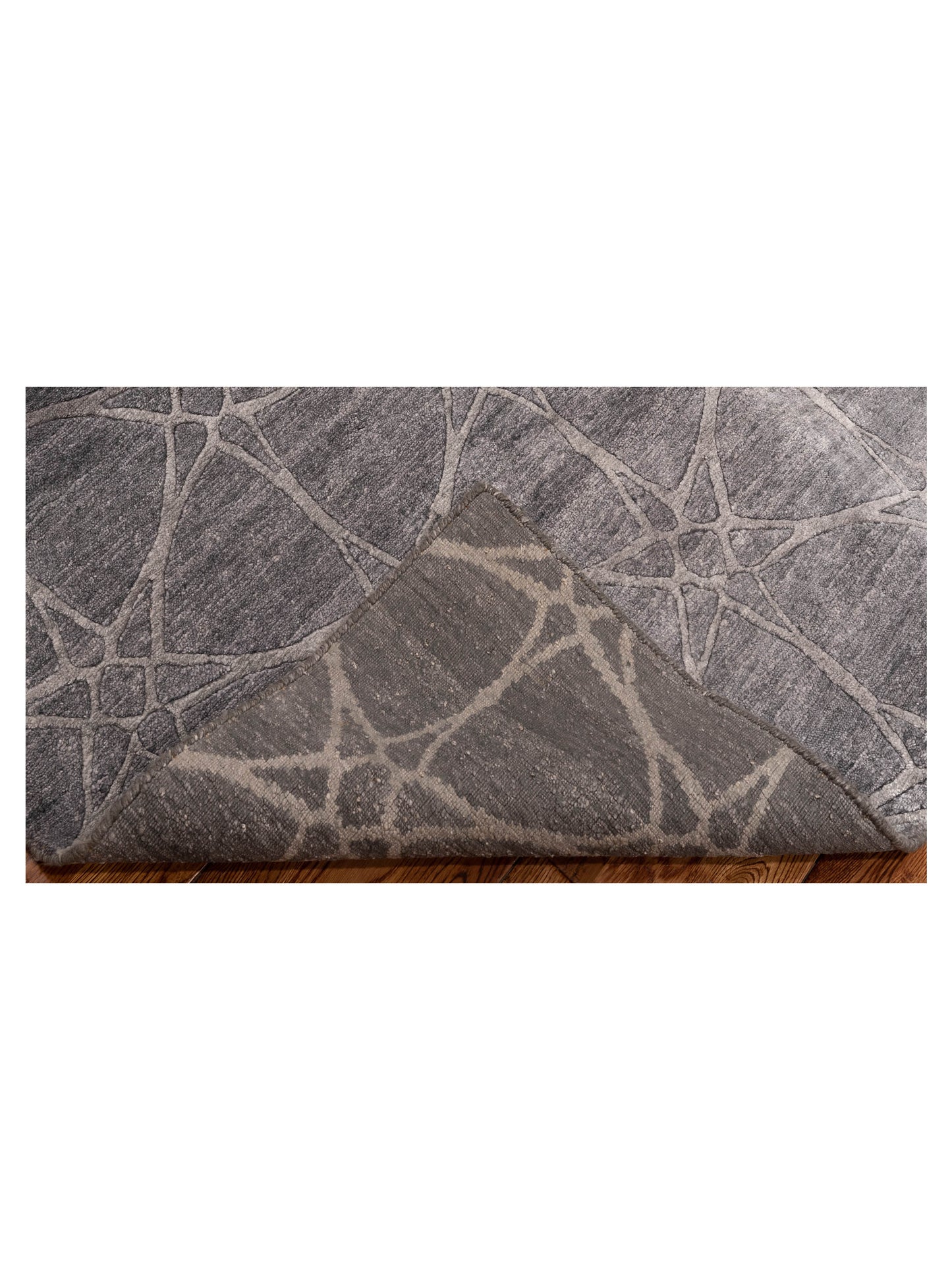 Tibetino 120494 Gray 4.1x6.1 Hand Knotted Rug