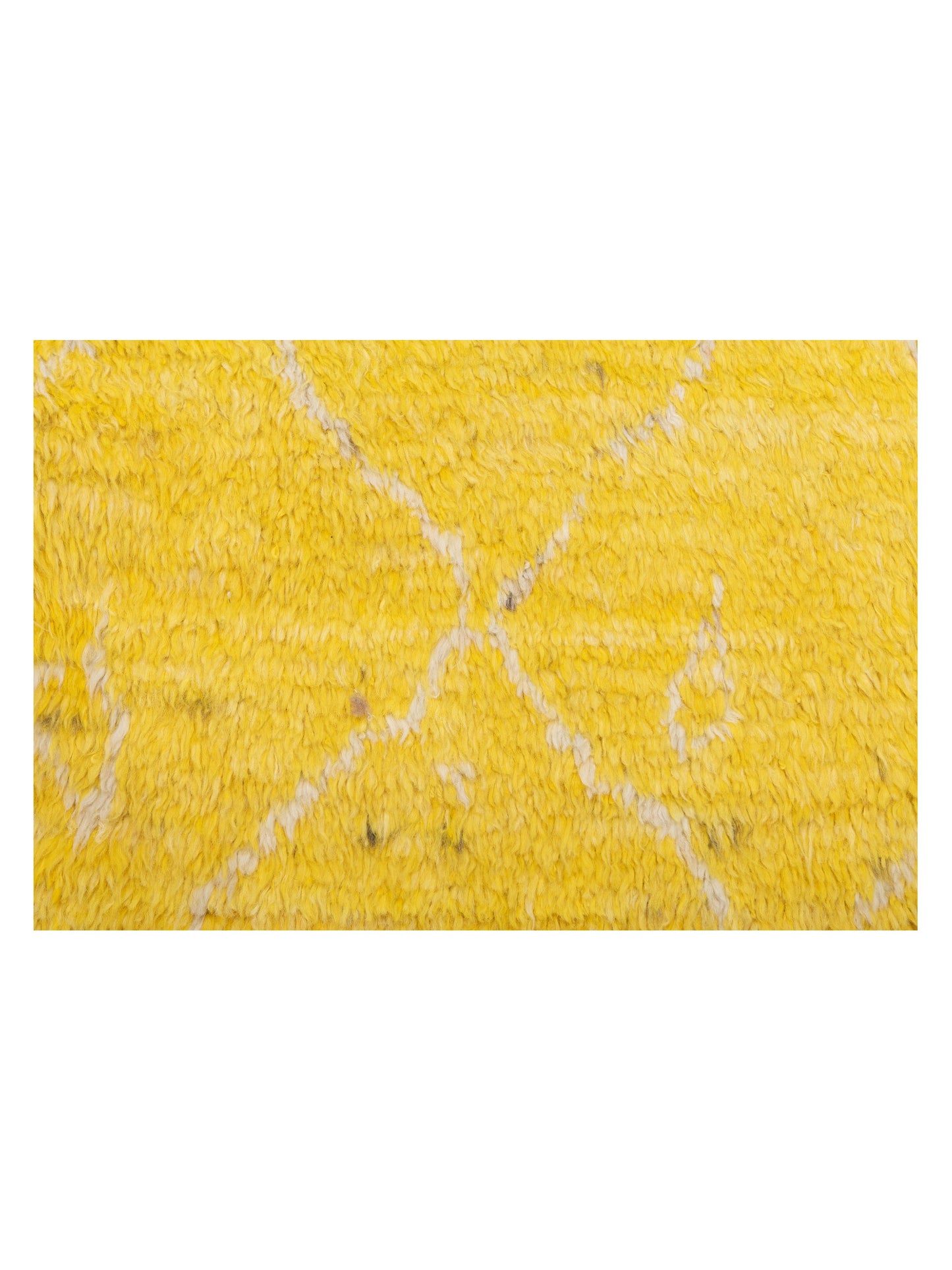 Berber Aspendos Yellow Naturel 6.10x10.1 Hand Knotted Rug