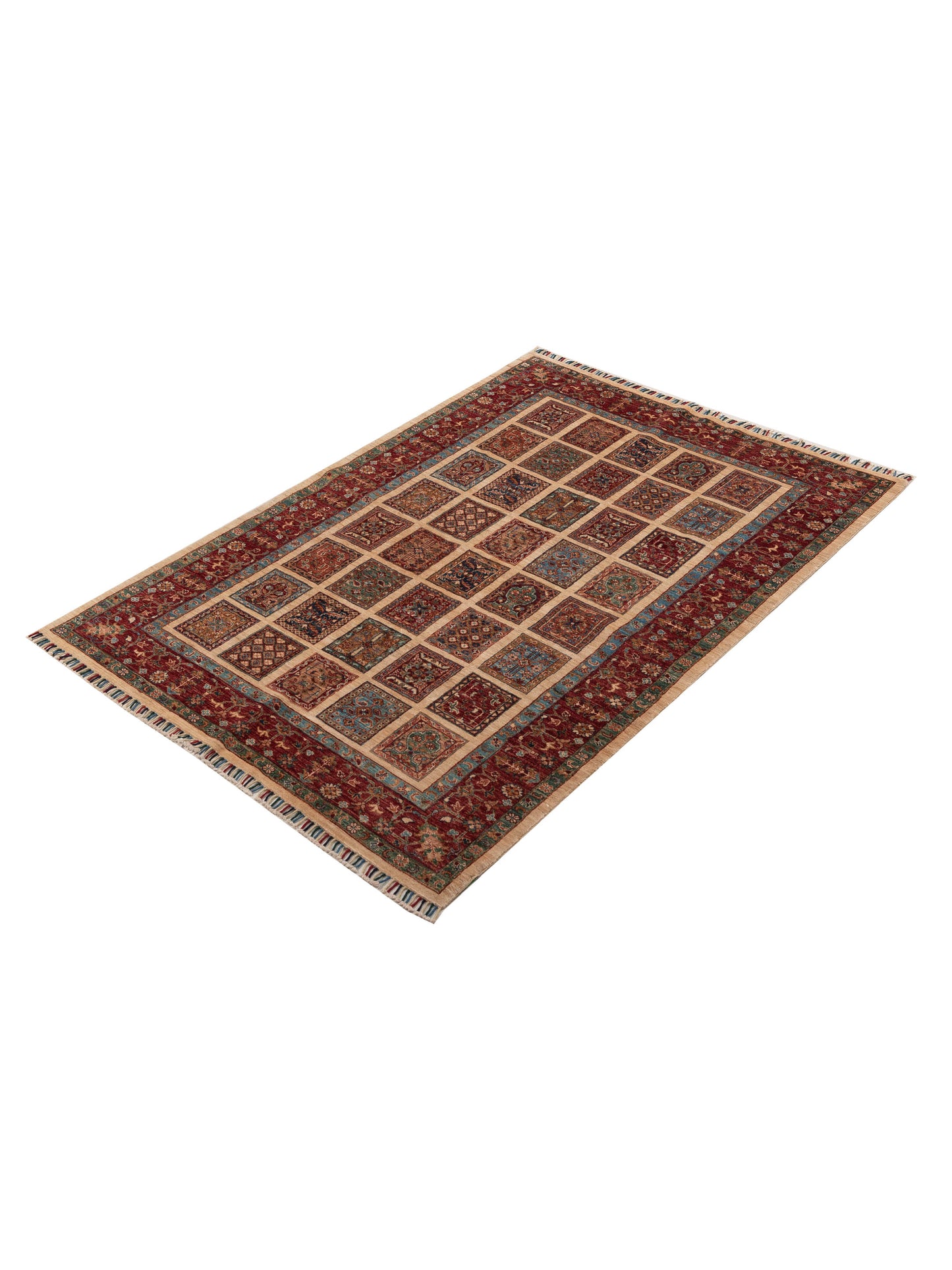 Khorjin 156190 Multi Multi 5.9x8 Hand Knotted Rug