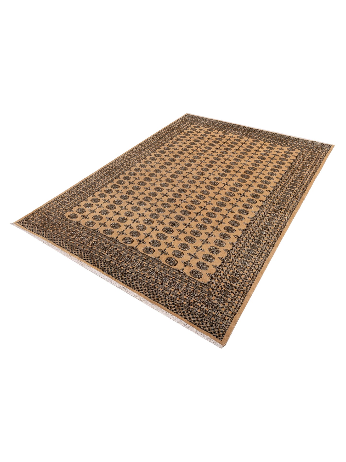 Bokhara 151605 Beige Beige 10.2x13.10 Hand Knotted Rug