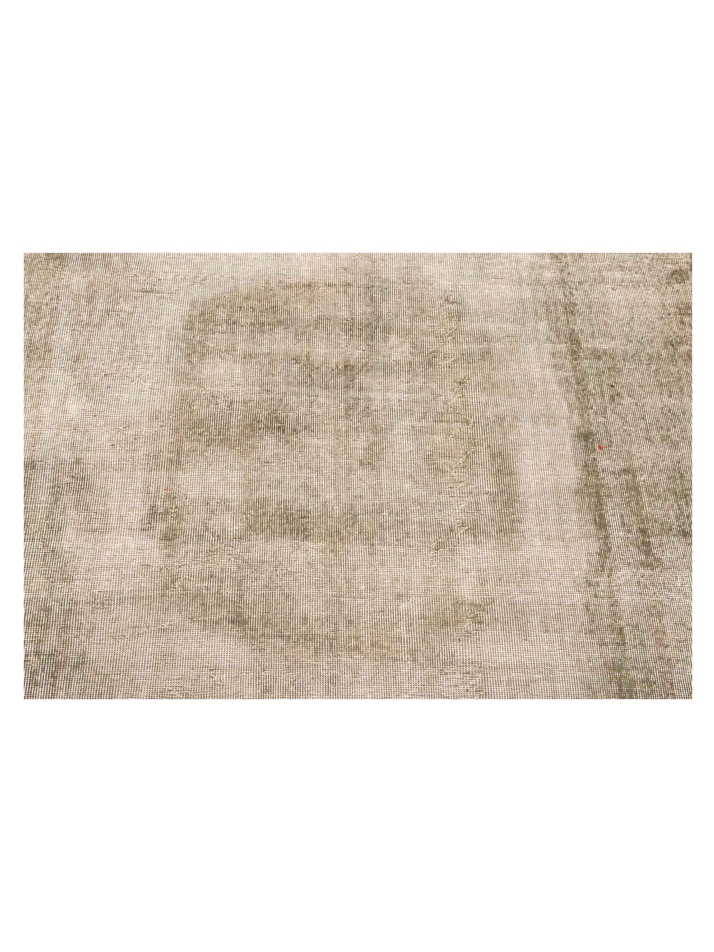 Vintage 128002 Green 5.8x9.2 Hand Knotted Rug