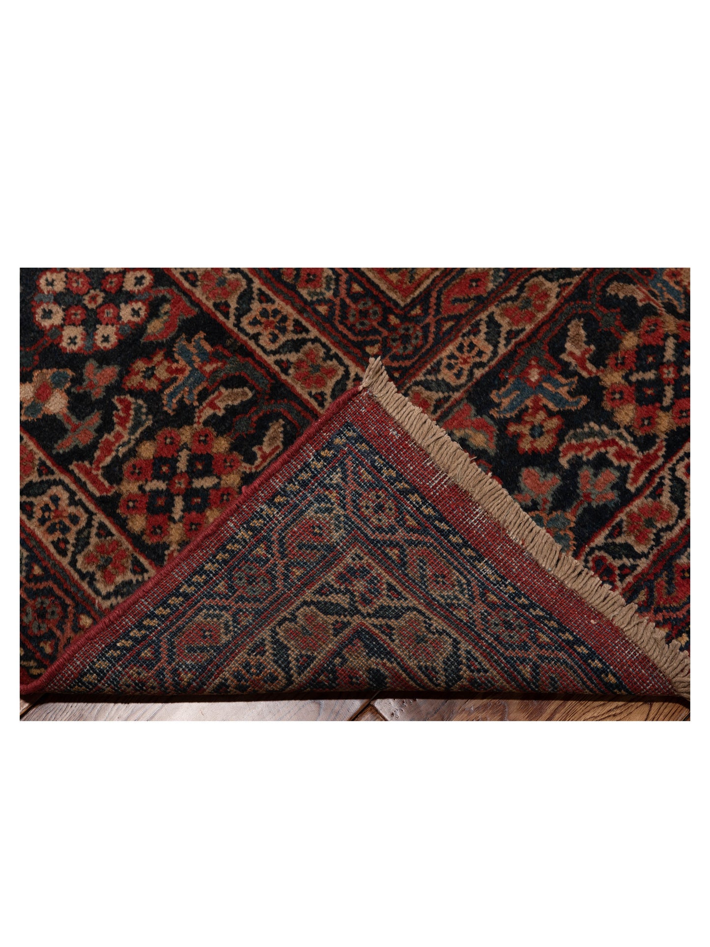 Persian Antique 108074 Red Navy 10.3x17.7 Hand Knotted Rugs