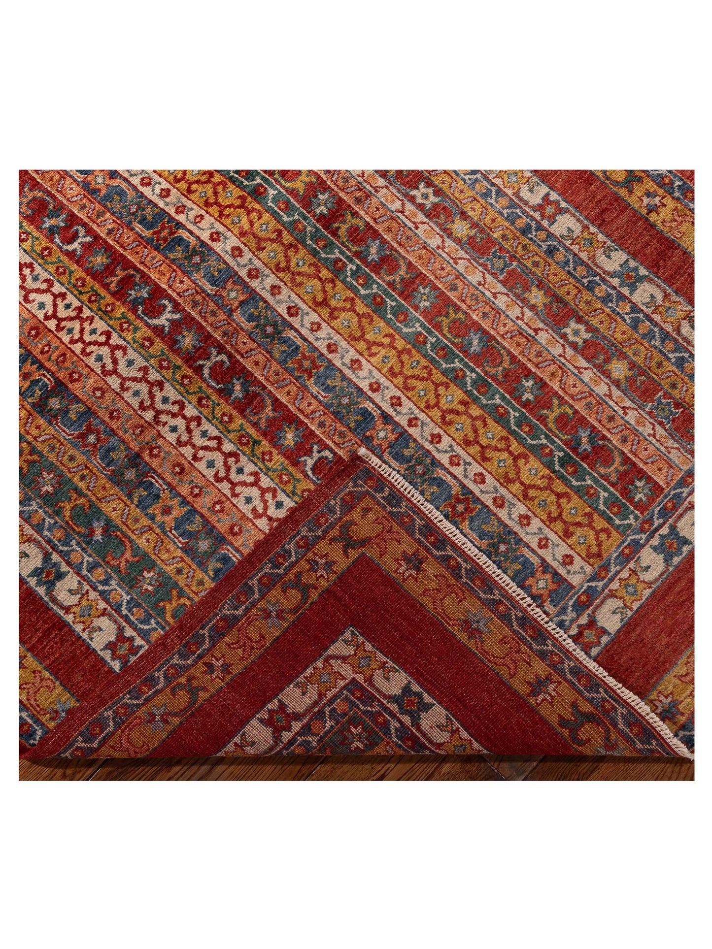 Shawl 156259 Multi Multi 4x5.10 Hand Knotted Rug
