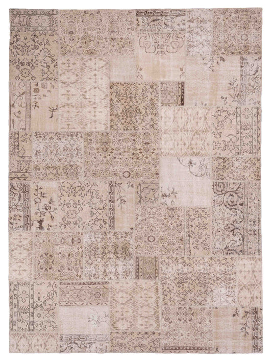 Pasha Turkish Vestige Patchwork  Natural  Contemporary