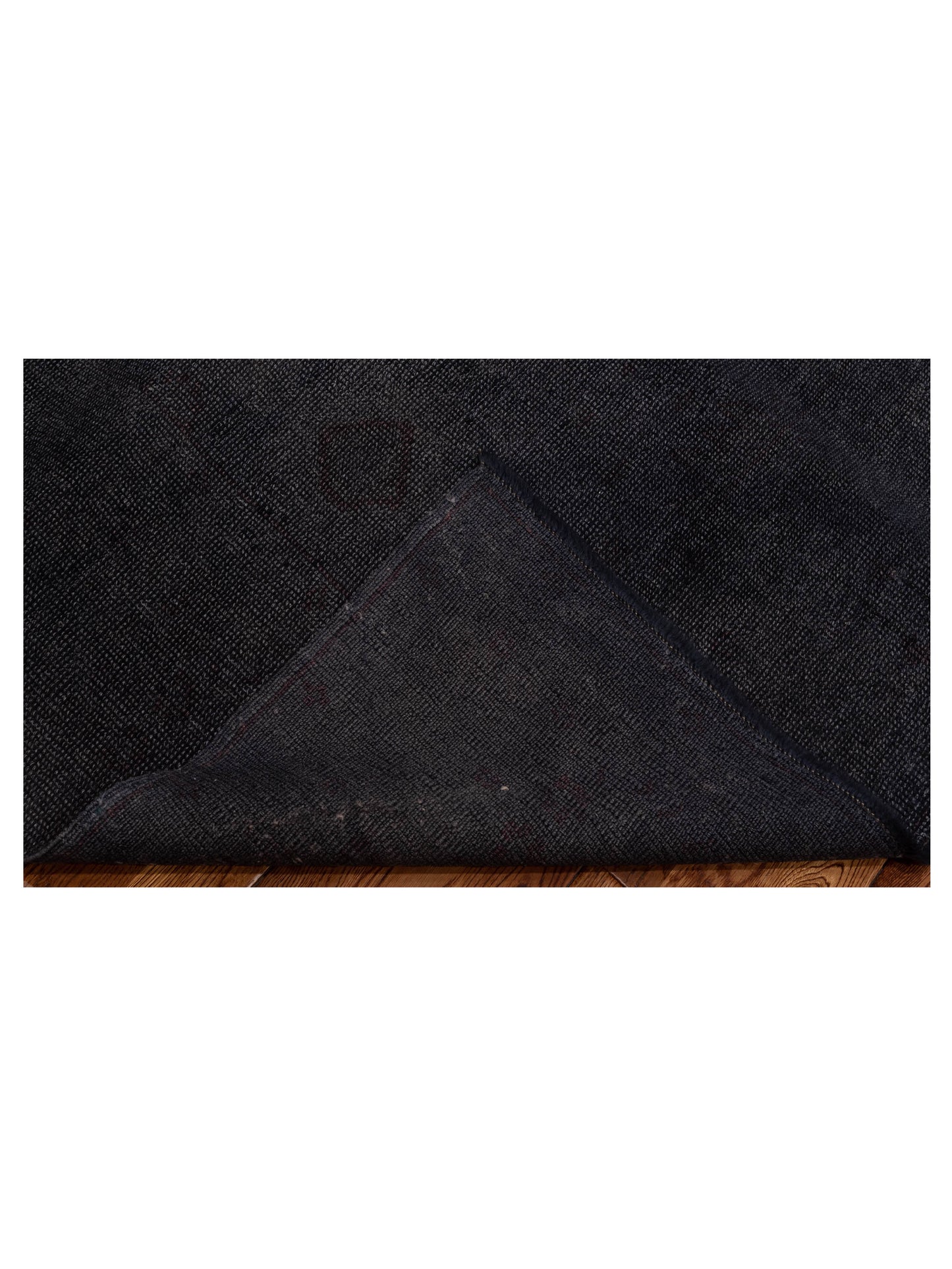 Vintage 108912 Charcoal 7x8.1 Hand Knotted Rug