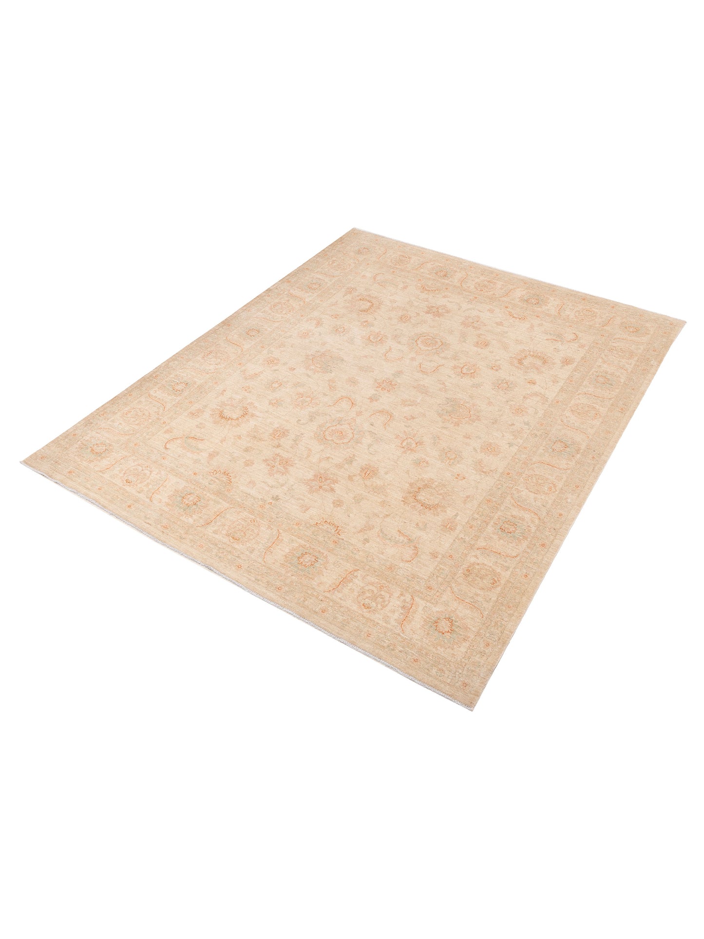 Sultan 153642 Ivory Ivory 8.1x9.11 Hand Knotted Rug