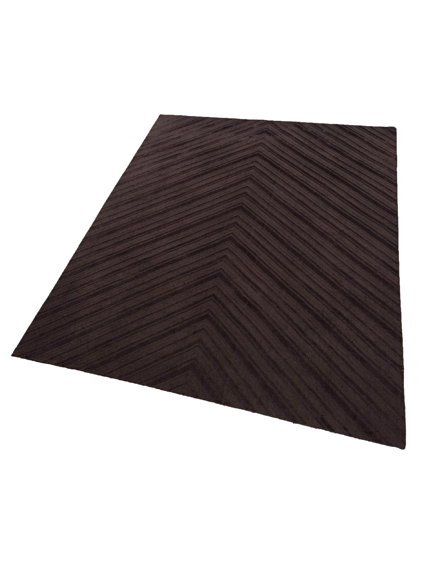 Himalayan 120397 Dark Brown Dark Brown 9x12 Hand Knotted Rug