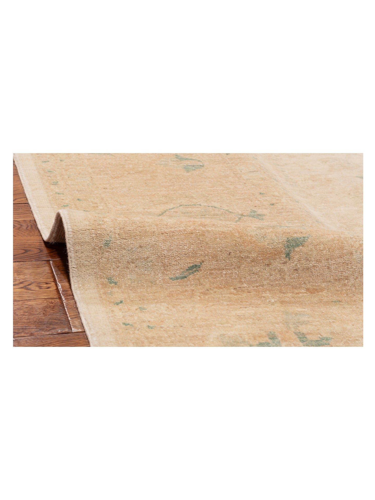 Laila 113079 Ivory Light Brown 9x11.4 Hand Knotted Rug