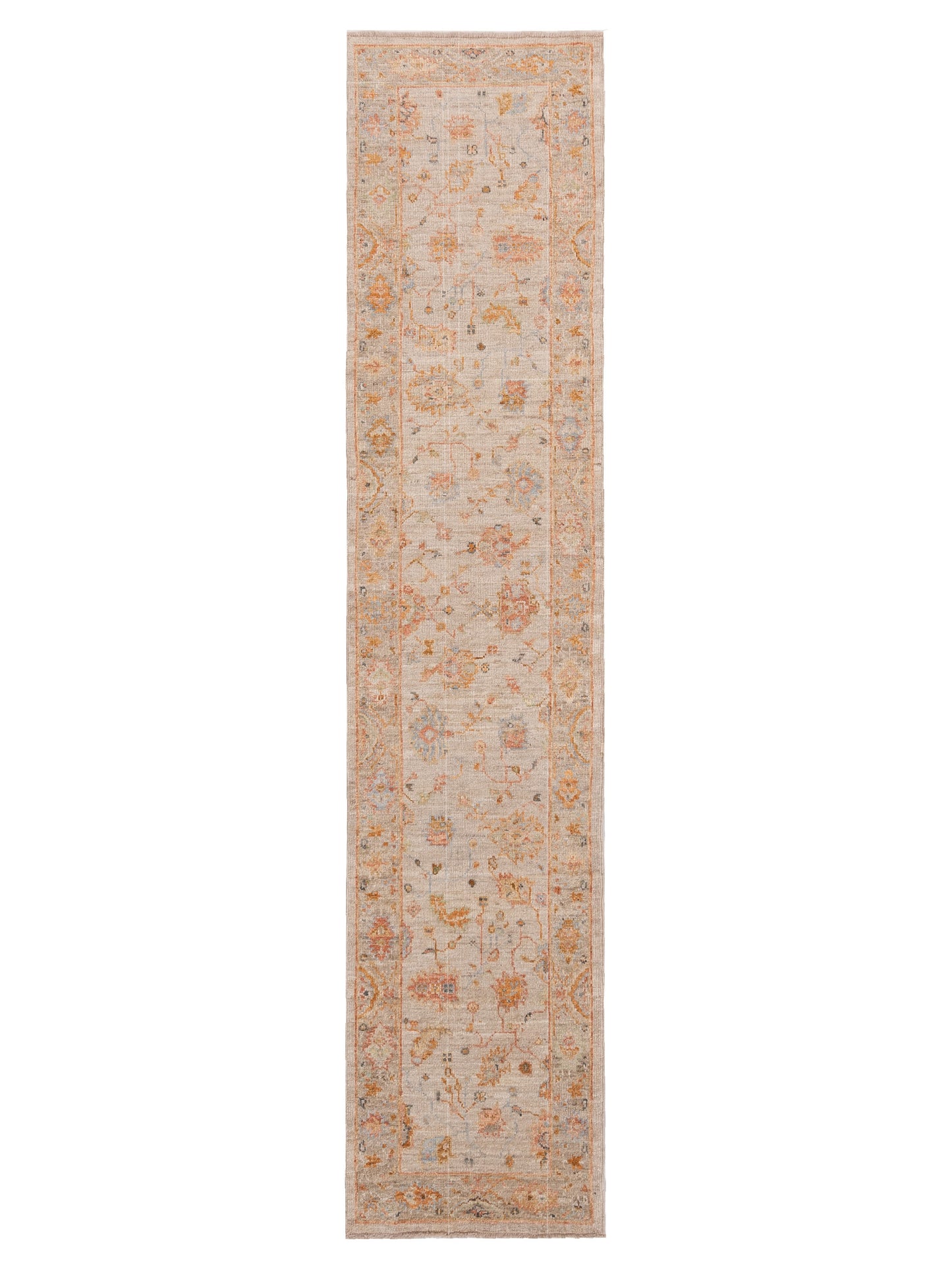 Anadol Angora Oushak  Ivory Silver Traditional