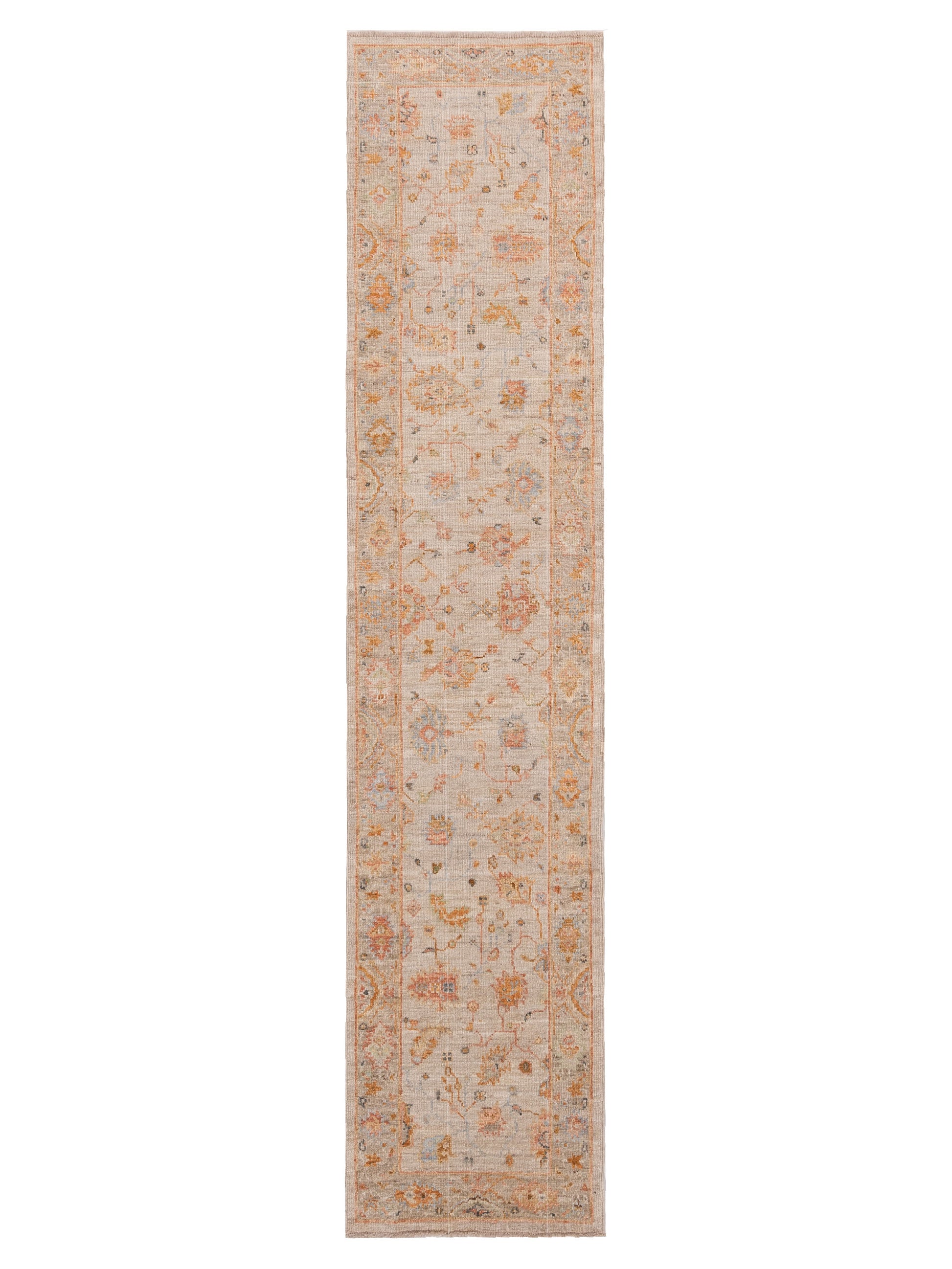 Anadol Angora Oushak  Ivory Silver Traditional