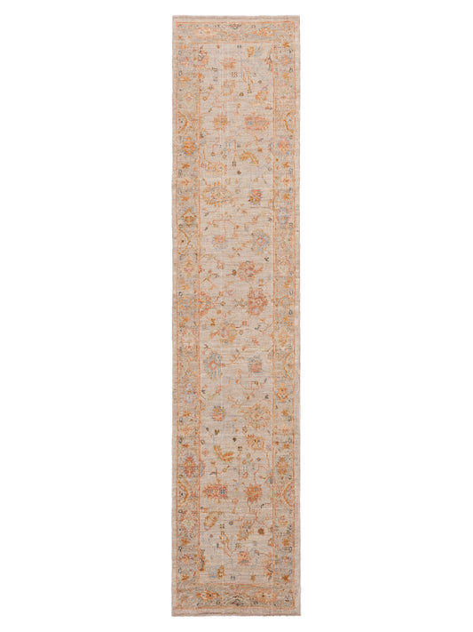Anadol Angora Oushak  Ivory Silver Traditional