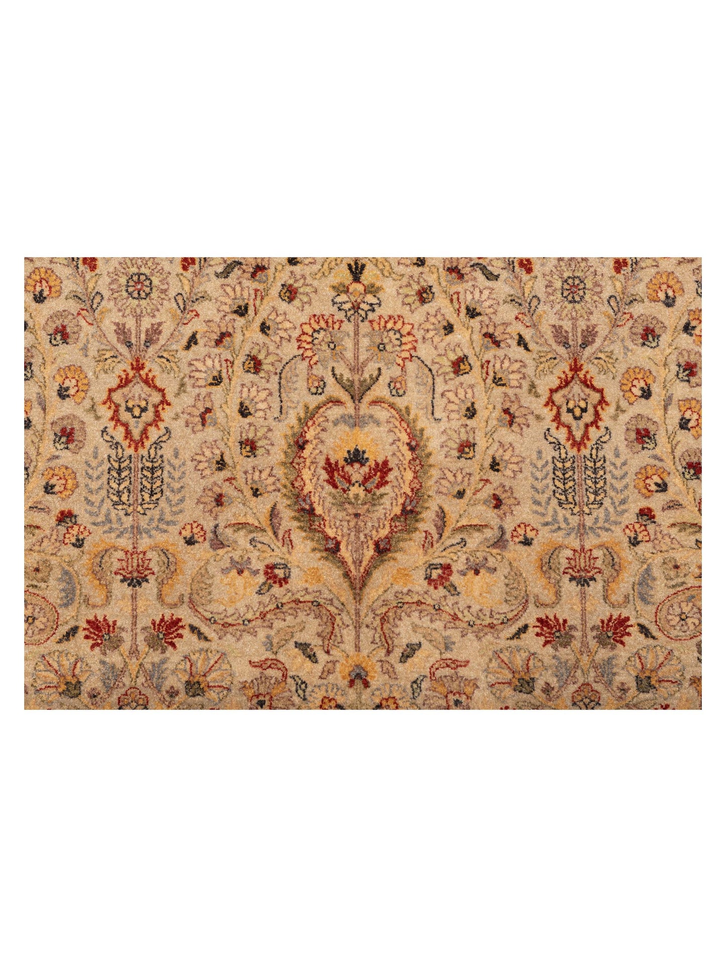 Haji Jalili 96944 Cream Gold 9.1x11.4 Hand Knotted Rug
