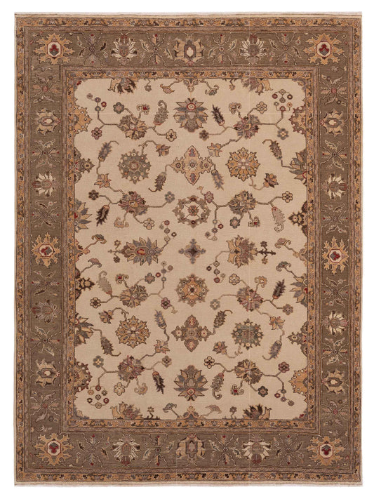 Pasha Turkish Elvan  Ivory Sage Green Traditional