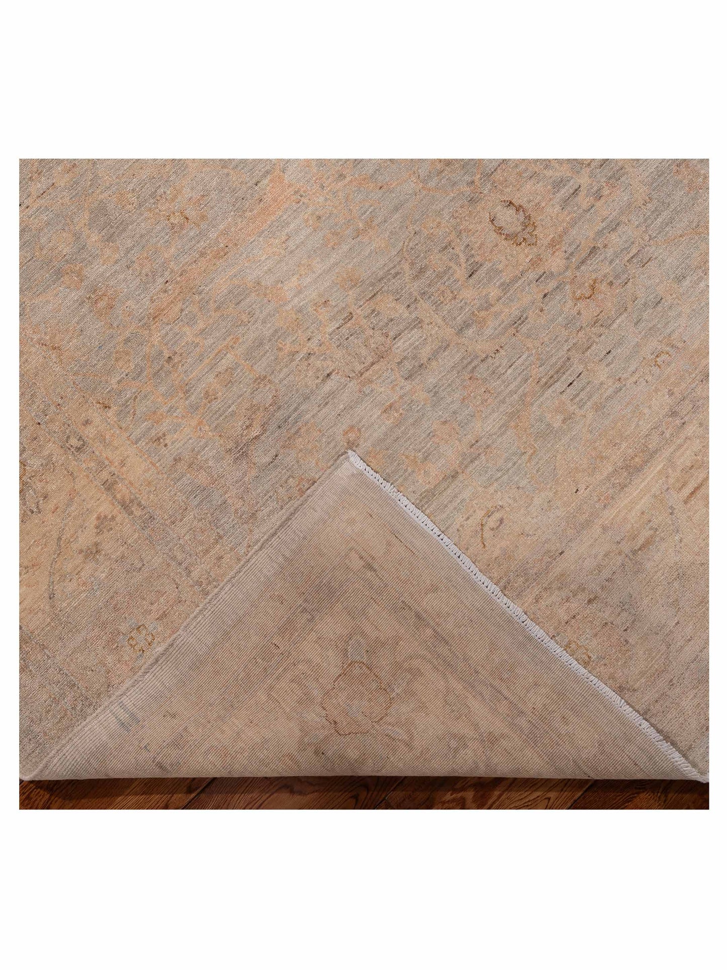 Sultan 156043 Blue Cream 7.9x9.7 Hand Knotted Rug