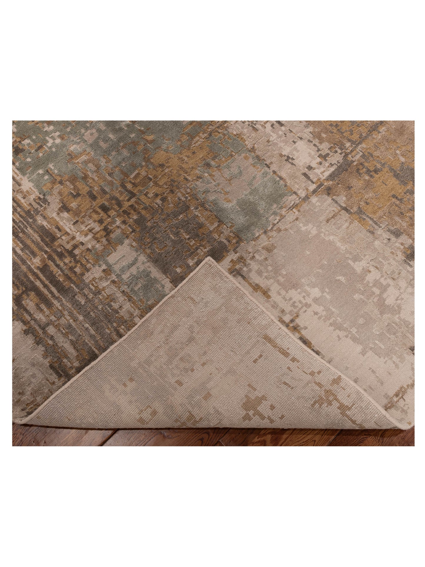 Tibetino 152959 Beige 10x14 Hand Knotted Rug
