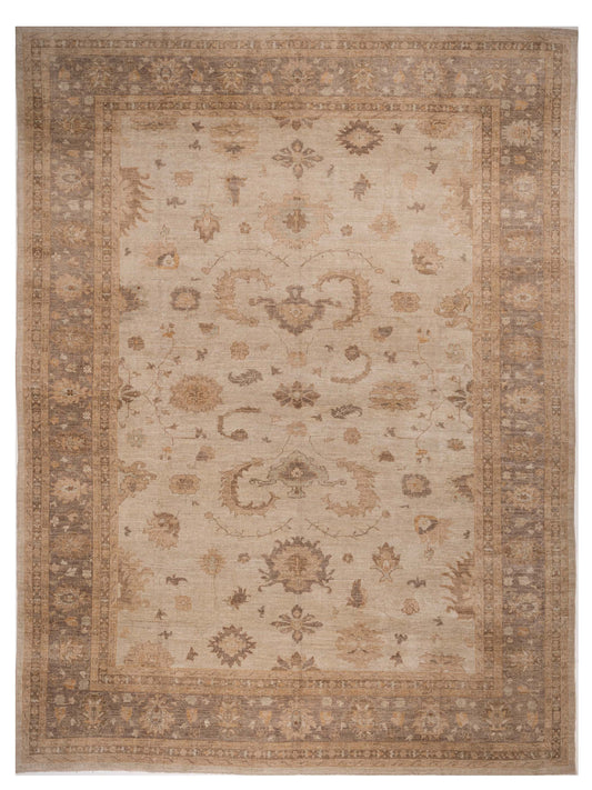 Anadol Angora Oushak  Silver Brown Traditional