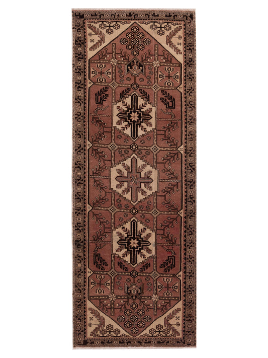 Pasha Persian  Pink Brown Traditional