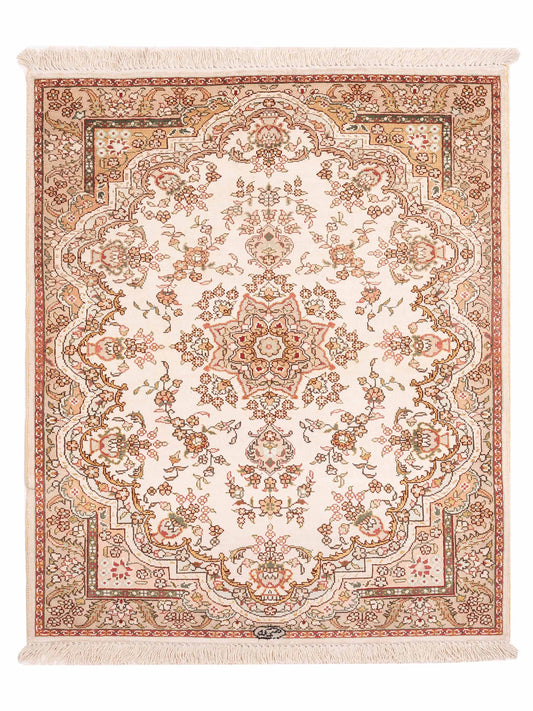 Pasha Pure Silk  Ivory Ivory Traditional