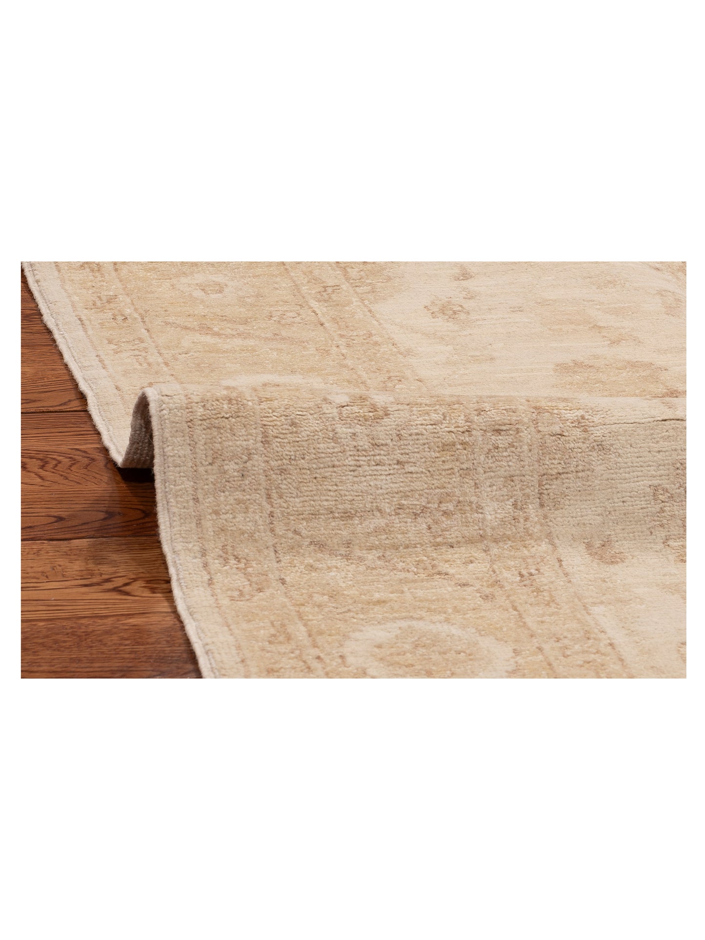 Laila 115290 Ivory Gold 4.7x6.6 Hand Knotted Rug